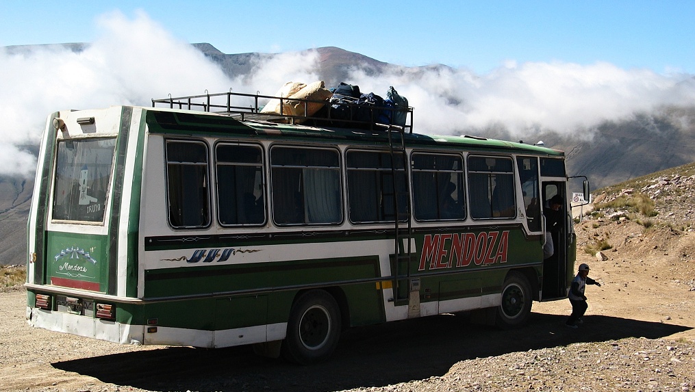 Autobusem v Andách