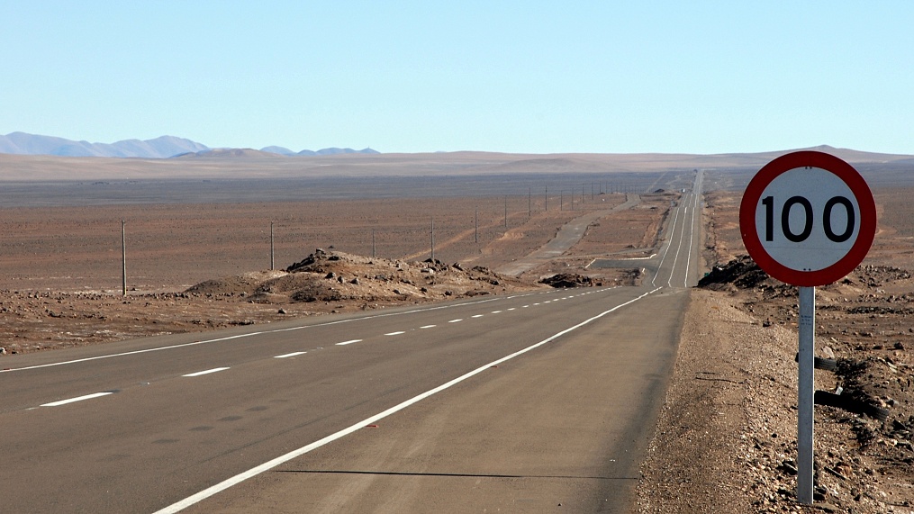 Silnice Panamericana v Chile