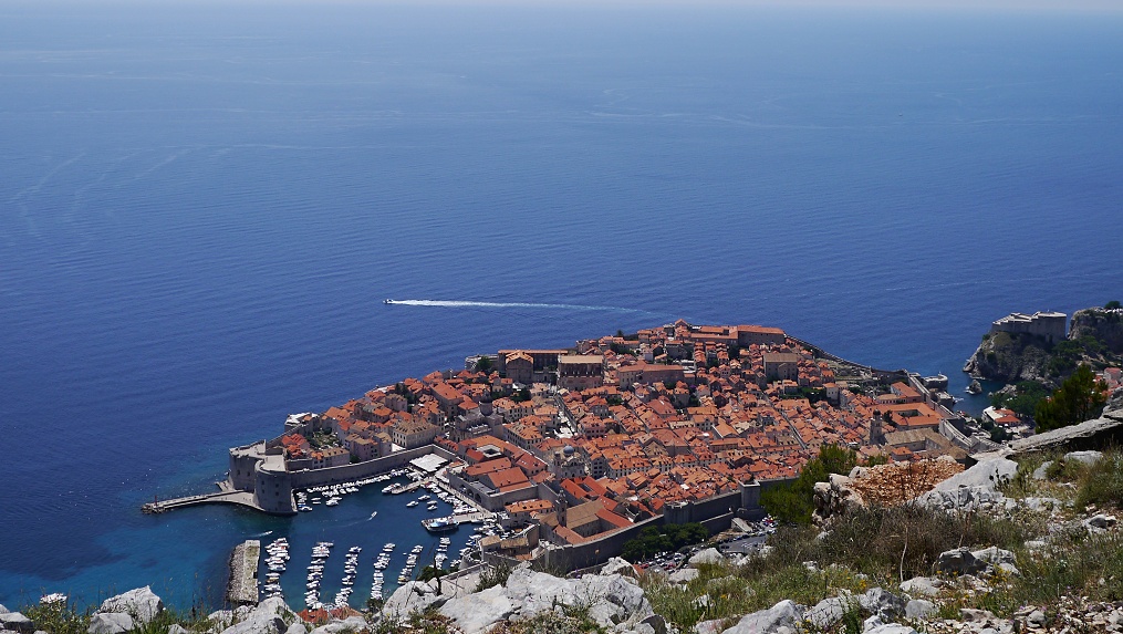 Dubrovník, ptačí pohled