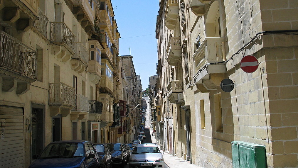 Ulice ve Valletě