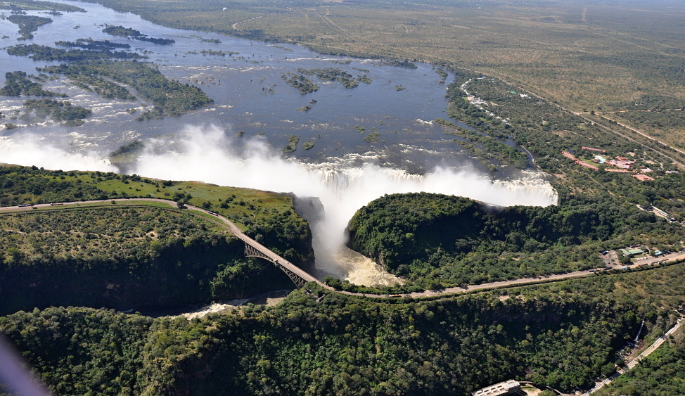 Zimbabwe - Viktoriiny vodopády