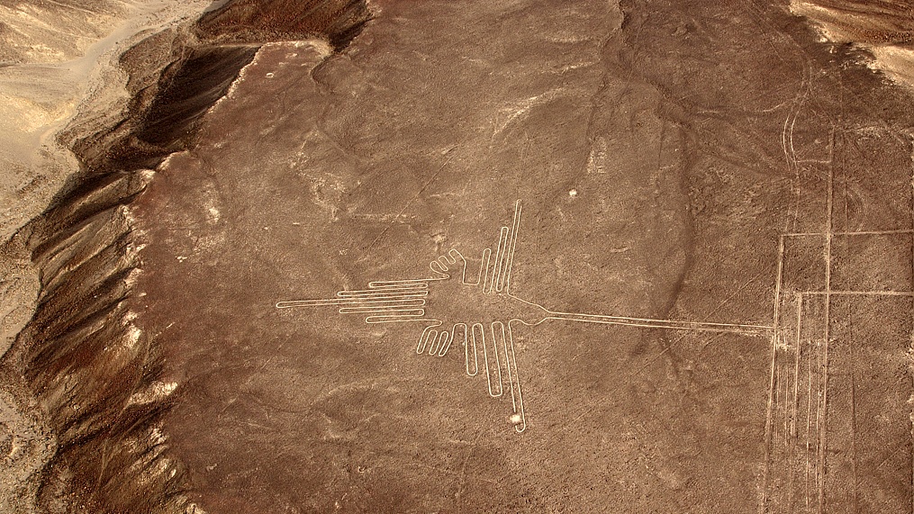 Nazca - kolibřík