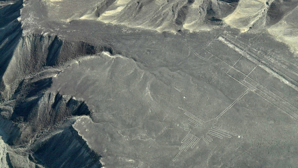 Nazca - kolibřík